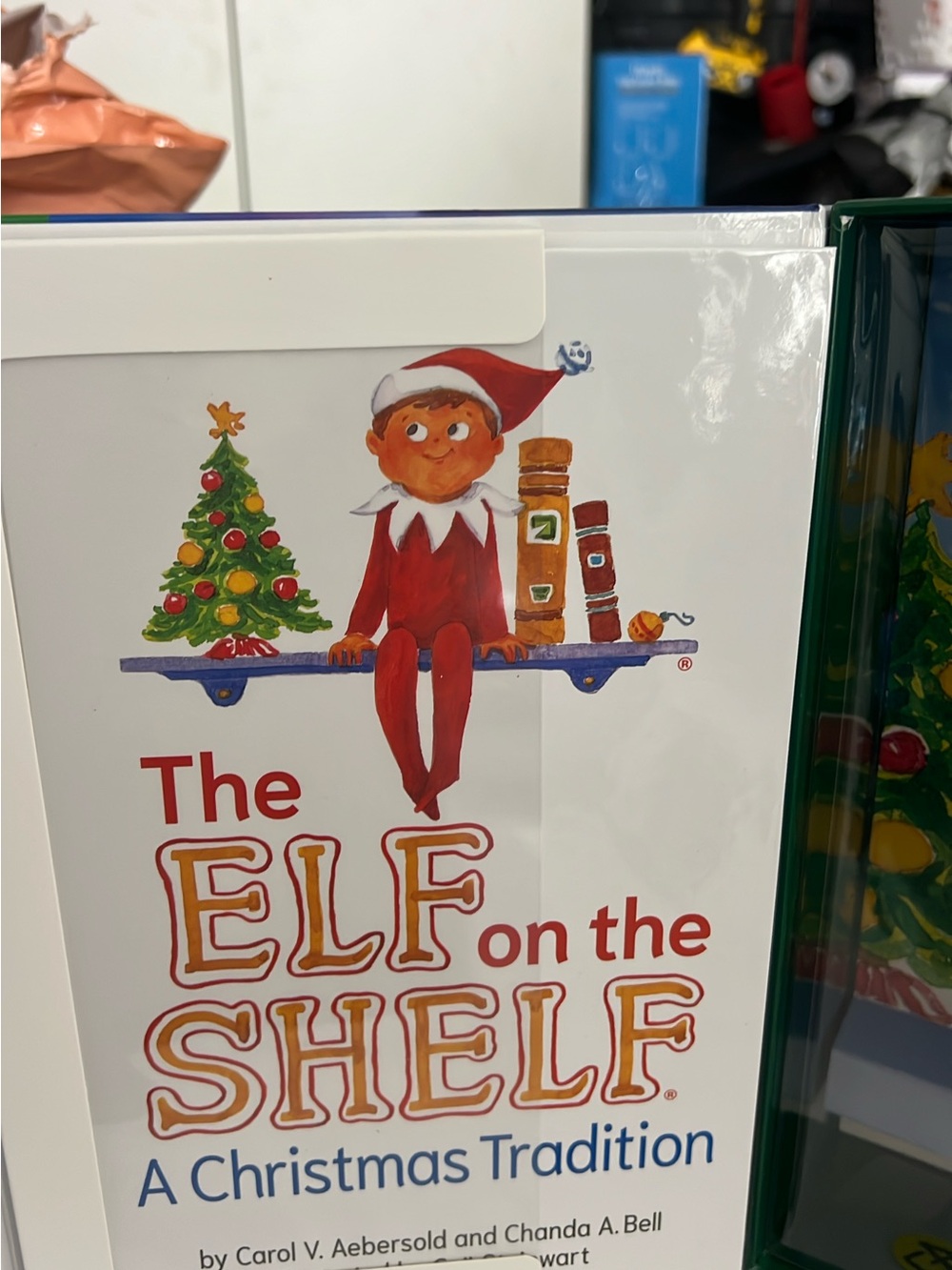 THE ELF N THE SHELF A CHRISTMAS TRADITION(includes blue-eyed boy)